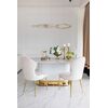 LILIBET L glamorous crystal chandelier, modern, designer, gold oblong hanging lamp