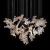 Designer golden glass leaf decoration hanging from the ceiling - LEAF CABBAGE