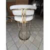 Glamor bar stool, gold, boucle, modern upholstered for dining room, bar, MARCO island OUTLET