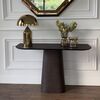 Modern, designer, varnished wooden console table MODENA