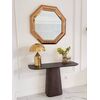 Modern, designer, varnished wooden console table MODENA