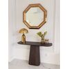 Modern, designer, varnished wooden console table MODENA