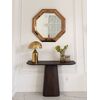 Modern, designer, varnished wooden console table MODENA