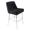 Hoker glamour czarno-srebrny niski Paloma