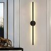 Modern Black Oblong Metal Wall Sconce MODERN