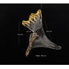 Designer golden glass leaf decoration hanging from the ceiling - LEAF CABBAGE