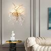 Gold crystal, glamor, modern wall lamp, QUEEN