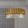 Żyrandol glamour EMPIRE luksusowy kryształowy okrągły lampa wisząca, złoty