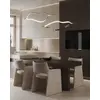 Żyrandol nowoczesny złoty designerska lampa wisząca nas stół WAVE