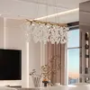 Modern Designer Crystal Chandelier in Gold from Queen