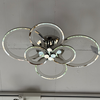 Modern LED ceiling lamp Art Deco Modern silver for the living room of the bedroom CERCHIO