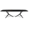 Nowoczesny stół z czarnego marmuru SPIDER, rozkładany