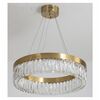 Gold crystal ring chandelier, 80 cm DIAMOND