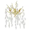 Gold crystal, glamor, modern wall lamp, QUEEN