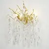 Gold crystal, glamor, modern wall lamp, QUEEN