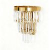 Kinkiet kryształowy, złoty,  lampa ścienna DIAMOND 3