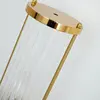 Crystal, gold, glamor, oblong wall lamp, RONALD S designer wall lamp