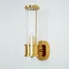 Crystal, gold, glamor, oblong wall lamp, RONALD S designer wall lamp