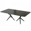 Nowoczesny stół z czarnego marmuru SPIDER, rozkładany