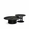 Ekskluzywny stolik kawowy TWEEN BLACK​ w nowoczesnym stylu włoskim