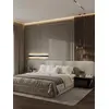 Luksusowe nowoczesne łóżko SERENA II pojedynczy zagłówek