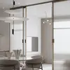 Designerska lampa wisząca nowoczesna z czarnym wykończeniem PLATER