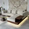 Sofa narożna z półką, nowoczesny narożnik, do salonu NAPOLEONE