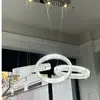 ECLIPSE MAX crystal chandelier, rings, silver, modern glamor hanging lamp for the living room, adjustable