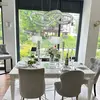 ECLIPSE MAX crystal chandelier, rings, silver, modern glamor hanging lamp for the living room, adjustable