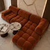 Glamor sofa, modern, modular, corner, for the living room, designer corner sofa boucle NICEA