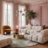 Glamor sofa, modern, modular, corner, for the living room, designer corner sofa boucle NICEA