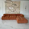 Glamor sofa, modern, modular, corner, for the living room, designer corner sofa boucle NICEA