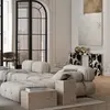 Glamor sofa, modern, modular, corner, for the living room, designer corner sofa boucle NICEA