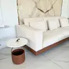 Nowoczesna Sofa narożna, ekskluzywny narożnik tapicerowany do salonu NAPOLEONE