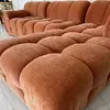 Glamor sofa, modern, modular, corner, for the living room, designer corner sofa boucle NICEA