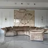 Detal siedziska designerskiej sofy Lilia. Meble Primavera Home w Warszawie.