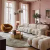 Glamor sofa, modern, modular, corner, for the living room, designer corner sofa boucle NICEA