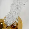 Detal metalowego wykończenia kinkietu ICE ROUND od Primavera Home.