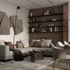 Detal wykończenia ekskluzywnego krzesła Linea w showroomie w Warszawie. Projekt od Primavera Home.