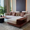 Efektowna sofa narożna Napoleone w nowoczesnym wnętrzu, prezentująca elegancję. Primavera Home.