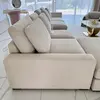 Nowoczesny narożnik modułowy wygodna aksamitna kanapa w stylu włoskim FIGARO