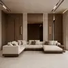 Sofa narożna Napoleone w eleganckim wnętrzu, projekt od Primavera Home.