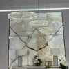 Oświetlenie żyrandola kryształowego Crystal XXL Złoty, zmieniające barwę światła, od Primavera Home.