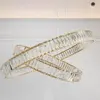 Dwupoziomowy design żyrandola Kryształowego CRYSTAL L od Primavera Home.