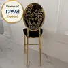 Hoker złoty czarny tapicerowany Medusa w promocji od Primavera Home