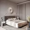 Detal wykończenia nowoczesnego łóżka Elen. Wysoka jakość materiałów od Primavera Home.