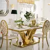 Szczegółowe ujęcie luksusowego stołu LV Collection od Primavera Home.