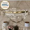 Żyrndol złoty kryształowy w promocji od Primavera Home