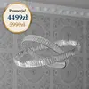 Żyrandol kryształowy srebrny Crystal L w promocji od Primavera Home
