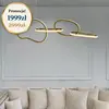 Żyrandol złoty LED Galassia w promocji od Primavera Home